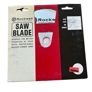 Vintage Rockwell No. B6005FB 6” Flooring Saw Blade 5/8” Arbor NOS